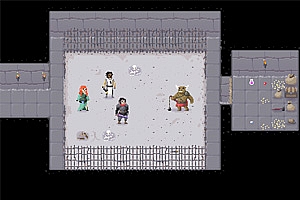 简单的像素游戏地牢场景拼贴素材资源PNG透明图片