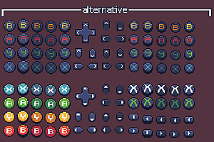 游戏手柄UI /控制器提示包