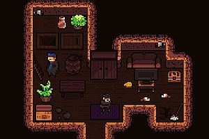 RPG像素游戏地图地牢场景素材