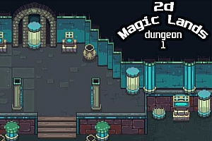 像素游戏暗黑地牢场景图块