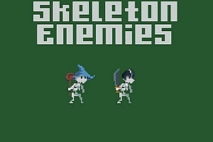 像素风游戏骷髅角色含逐帧动画