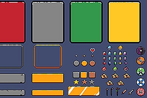 卡牌类游戏UI素材