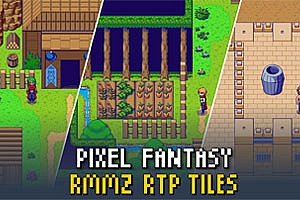 幻想像素游戏tileset拼贴地图素材
