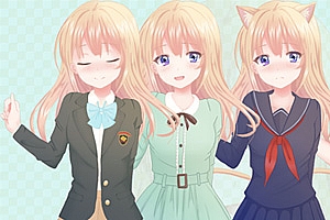 文字游戏角色立绘日漫女性人物手绘插画表情服装PNG透明图片素材