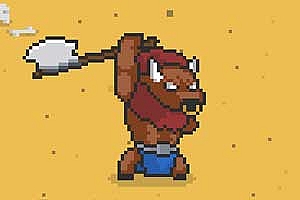 牛头人动画序列帧像素游戏角色素材