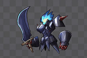 10个2D游戏角色动画龙骨Megapack