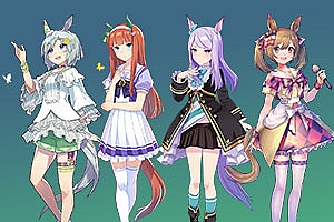 赛马娘手游立绘游戏少女人物角色素材PNG免扣图片美术资源参考