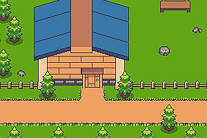 简单的像素游戏素材包含地图人物UI界面