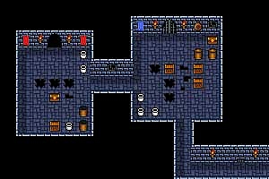 迷你像素16*16游戏地牢图块元素素材