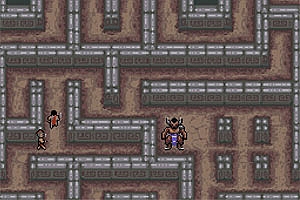 迷宫像素地图+一个牛头人物序列素材