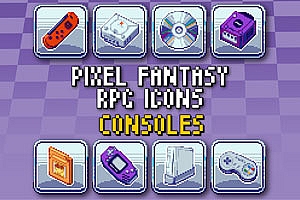 游戏机图标RPG Maker适用像素美术素材图片