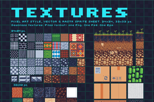 24×24、32×32 px无缝纹理子画面PSD/PNG/EPS